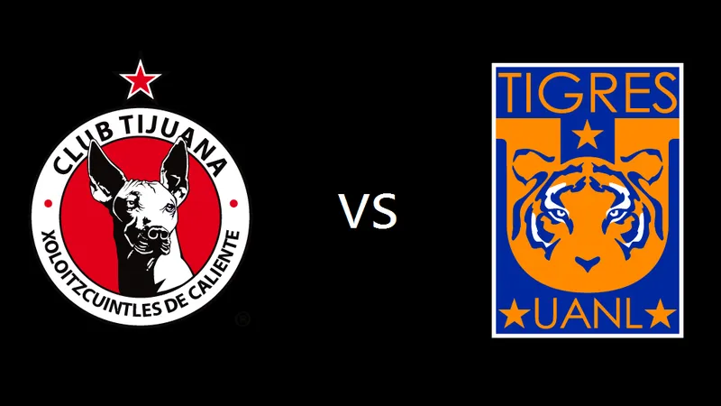 Cầu thủ Tigres UANL vượt qua phòng ngự của Club Tijuana